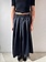 AOAP Nylon long culottes Black