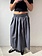 AOAP Nylon long culottes Grey