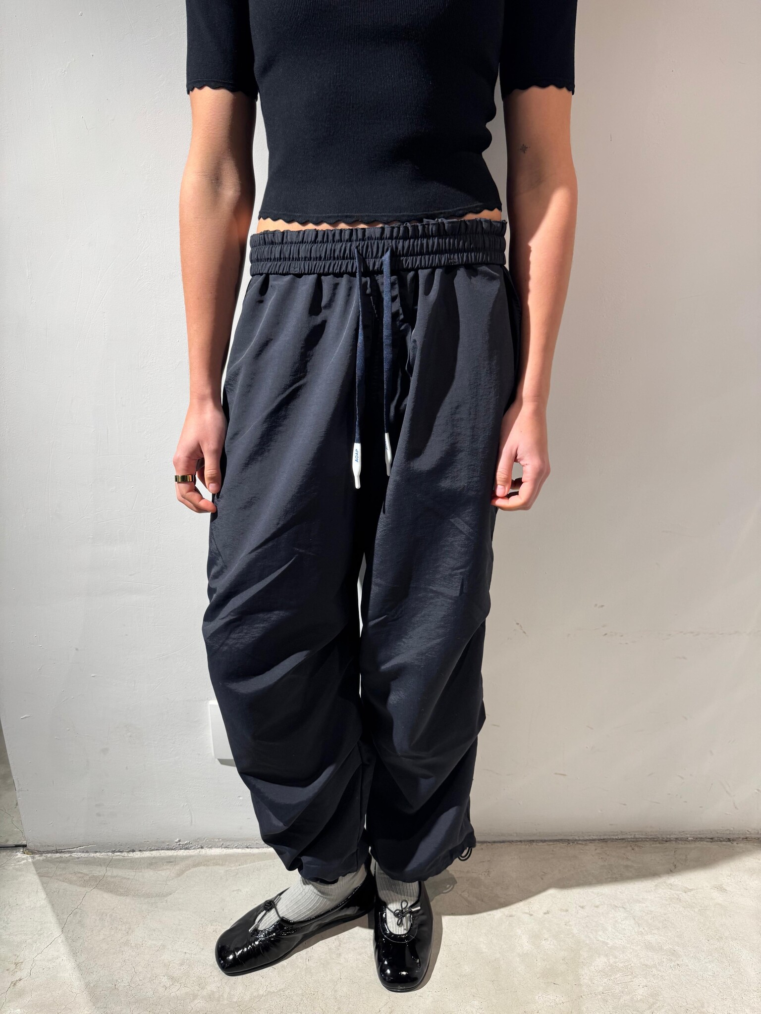 AOAP Parachute pants Black