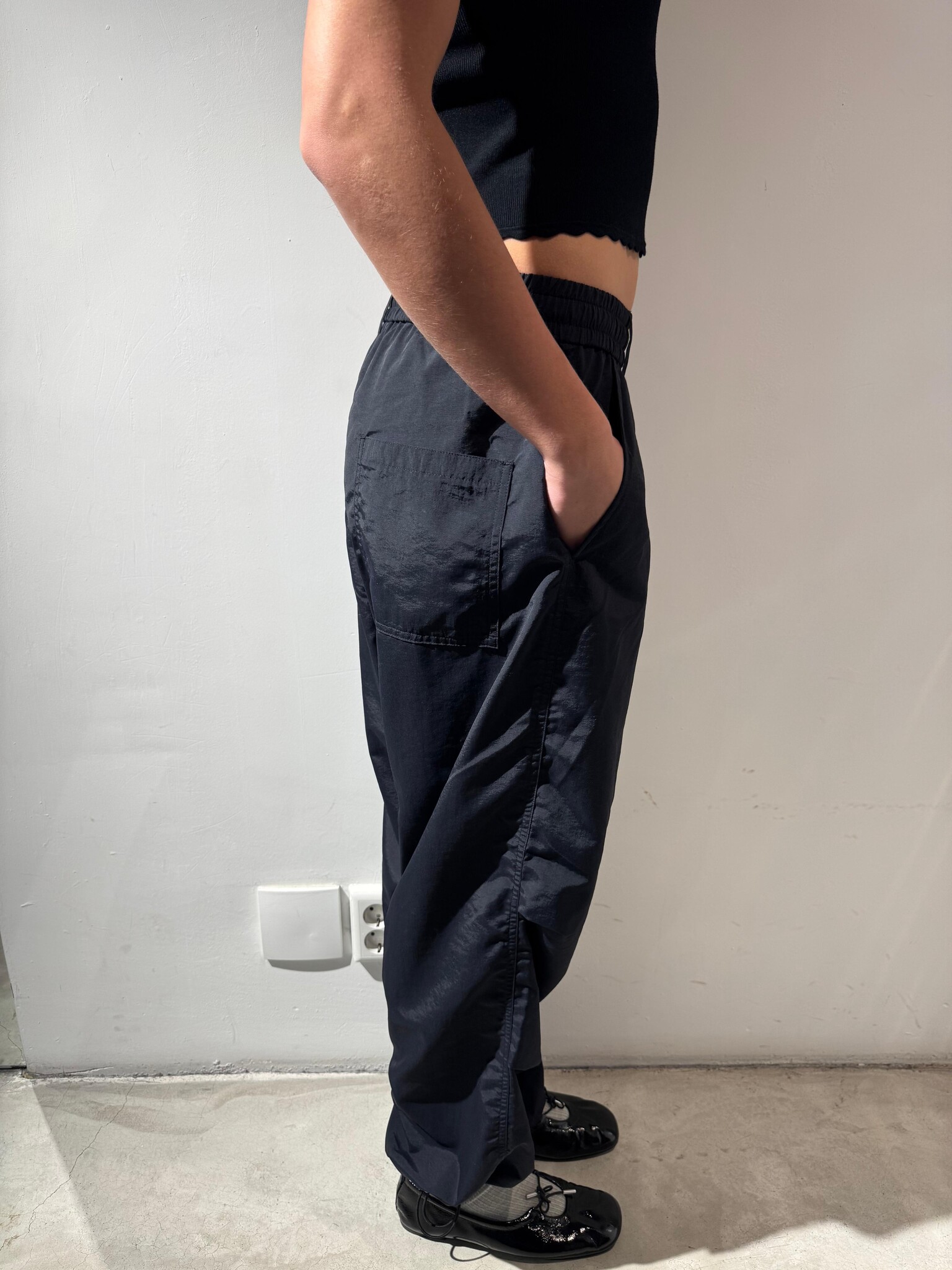 AOAP Parachute pants Black