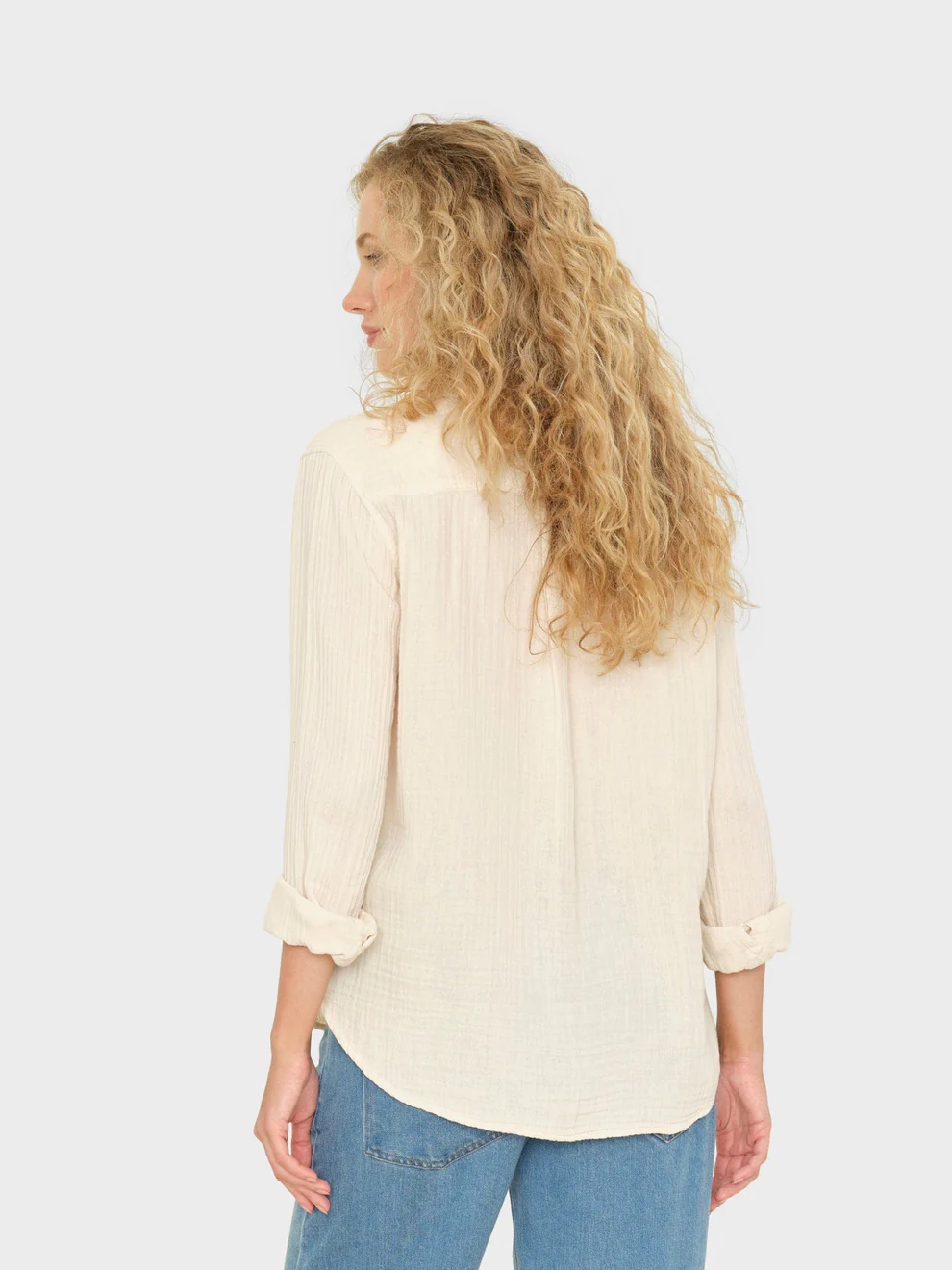 Xirena Scout blouse Oysterette