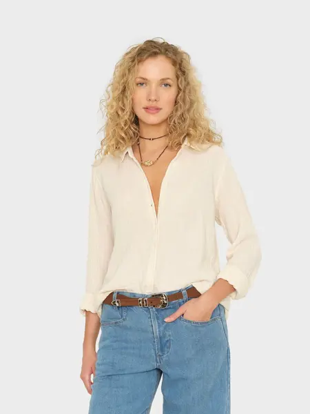 Xirena Scout blouse Oysterette