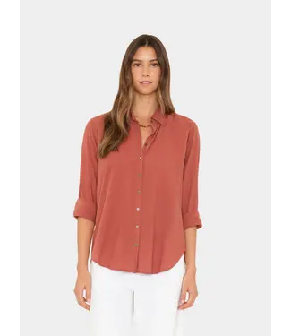 Xirena Beau shirt Cinnabar
