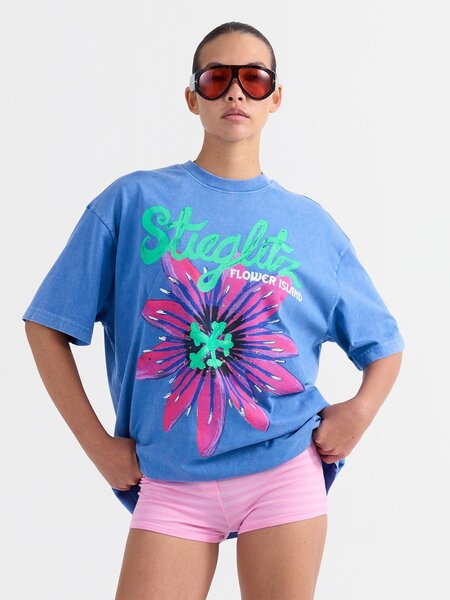 Stieglitz Elida oversized T-shirt Blue