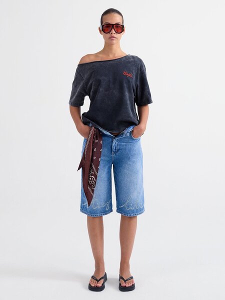 Stieglitz Fabio denim shorts Denim blue