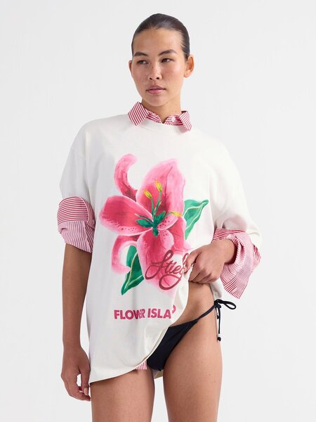 Stieglitz Kaella oversized T-shirt Off white