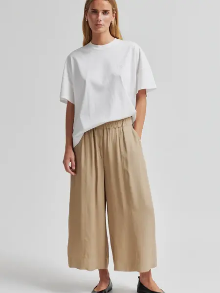 Second Female Grenoble cropped trousers Camel