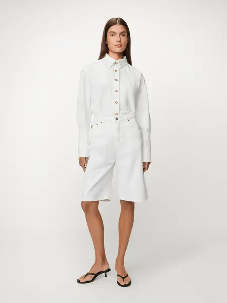 Lois Camille short White