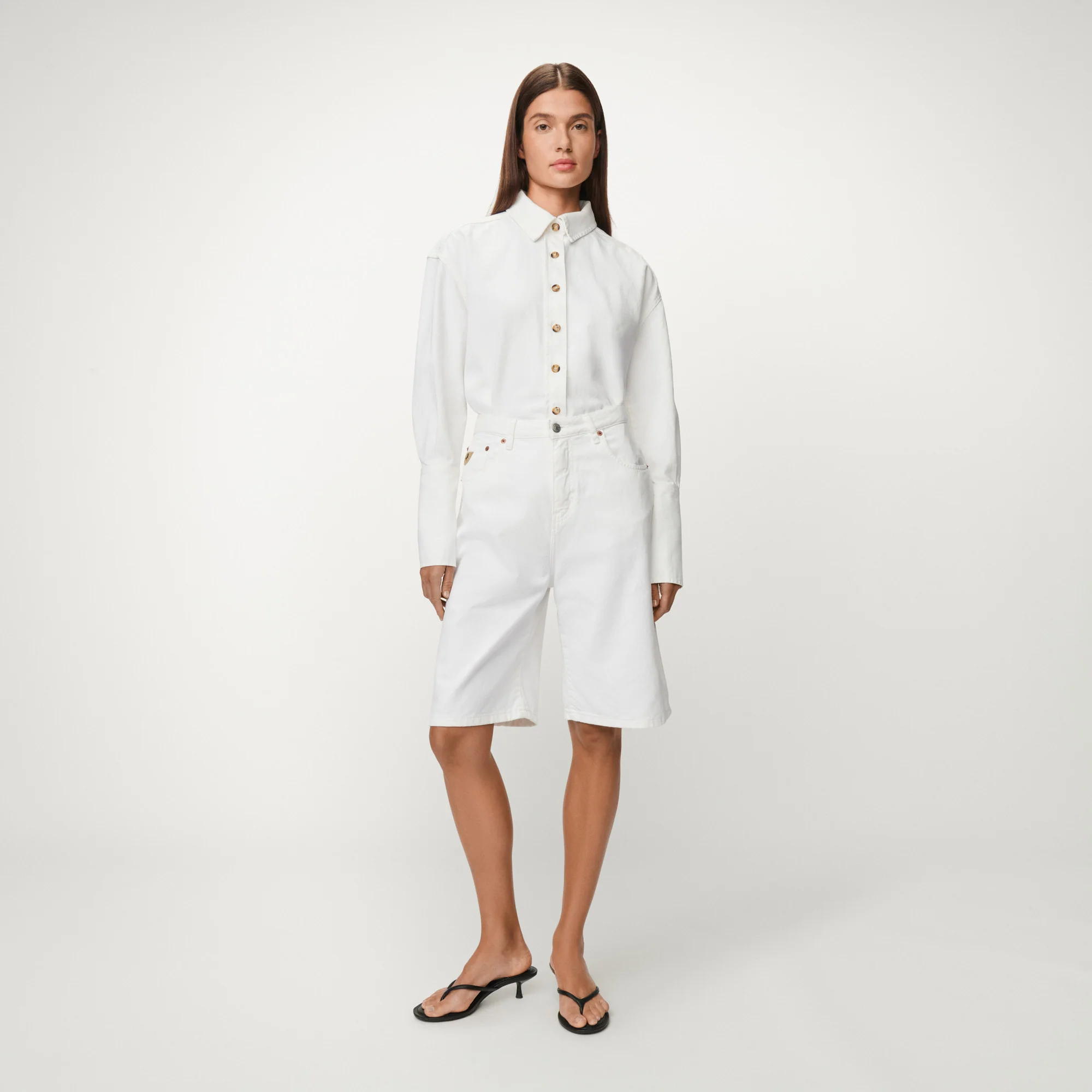 Lois Camille short White