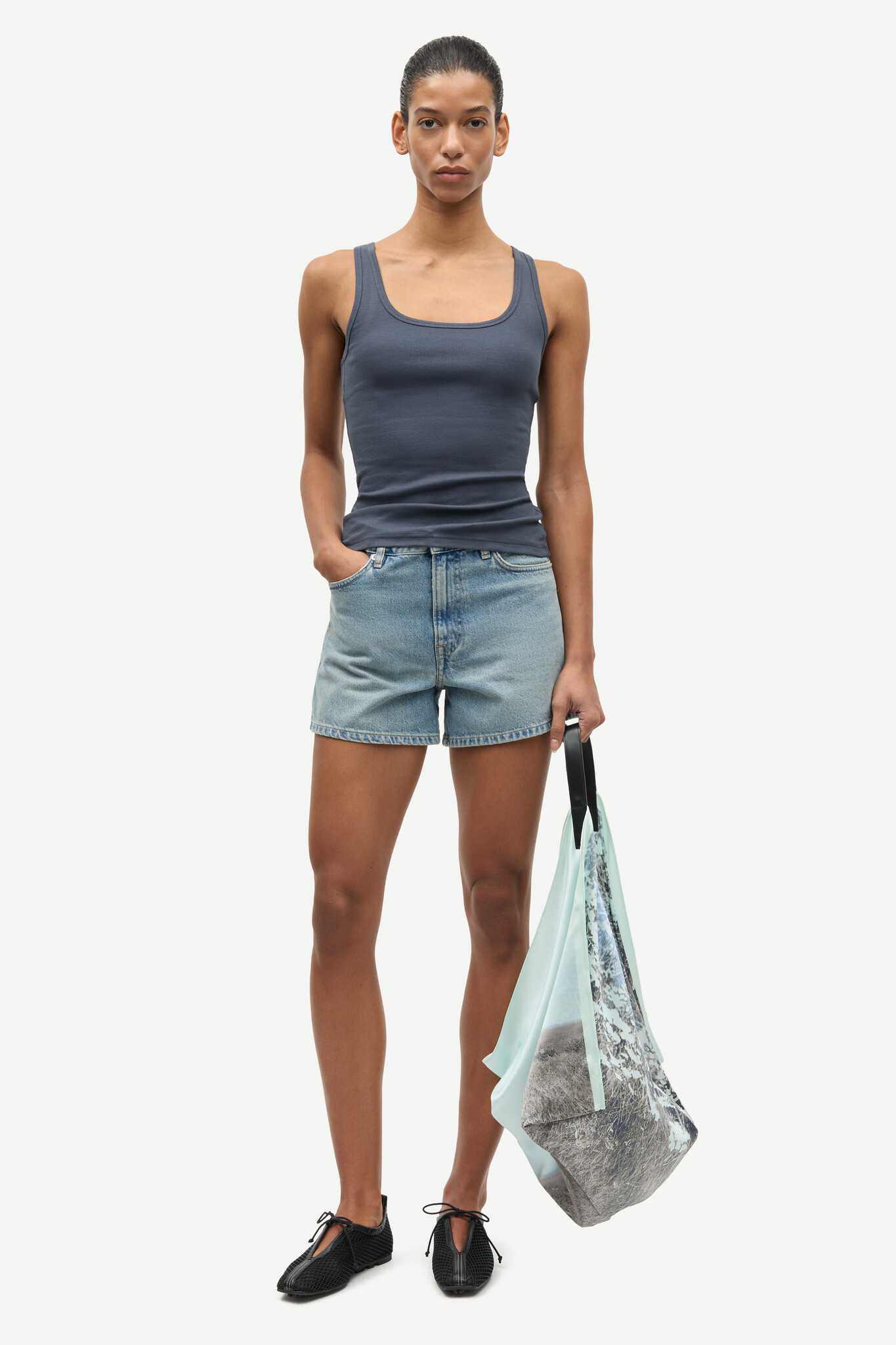 Samsoe Samsoe Saamanza tank top Ombre blue