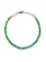 Anni Lu Tan line bracelet Green jade