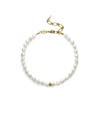 Anni Lu Stella pearly anklet Gold