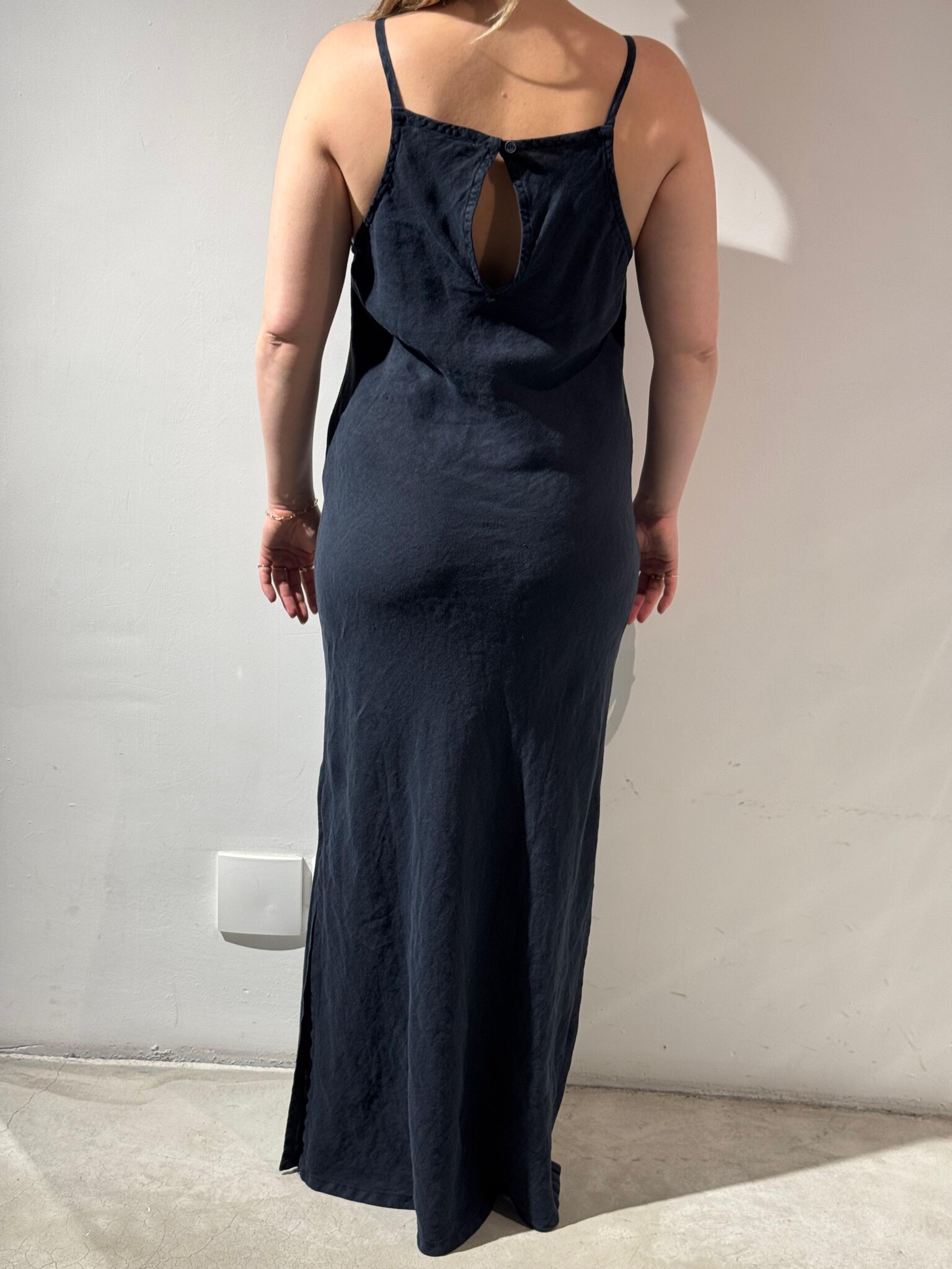 Lois Aura linnen dress Navy
