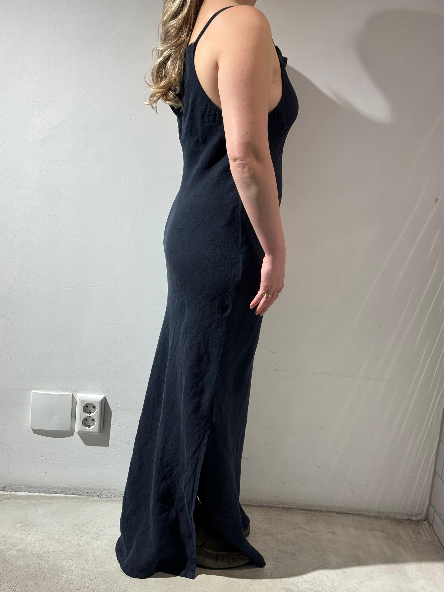 Lois Aura linnen dress Navy