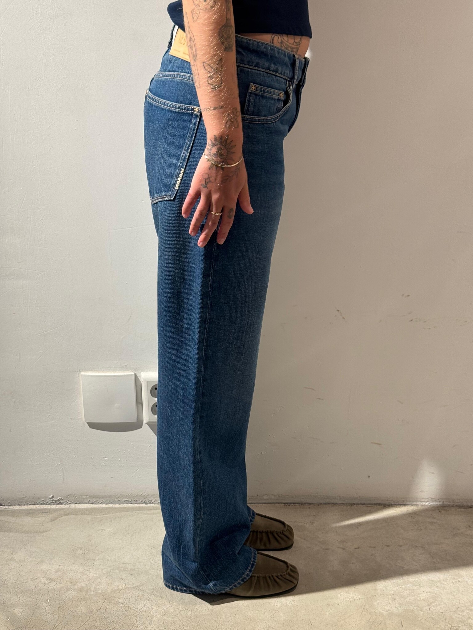 Neuw Daria baggy classic Mid vintage indigo