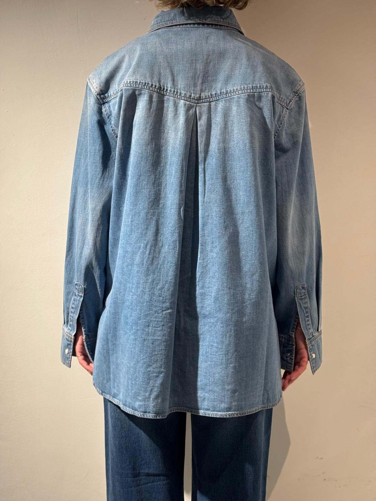 Neuw Bowery denim shirt Mid vintage indigo