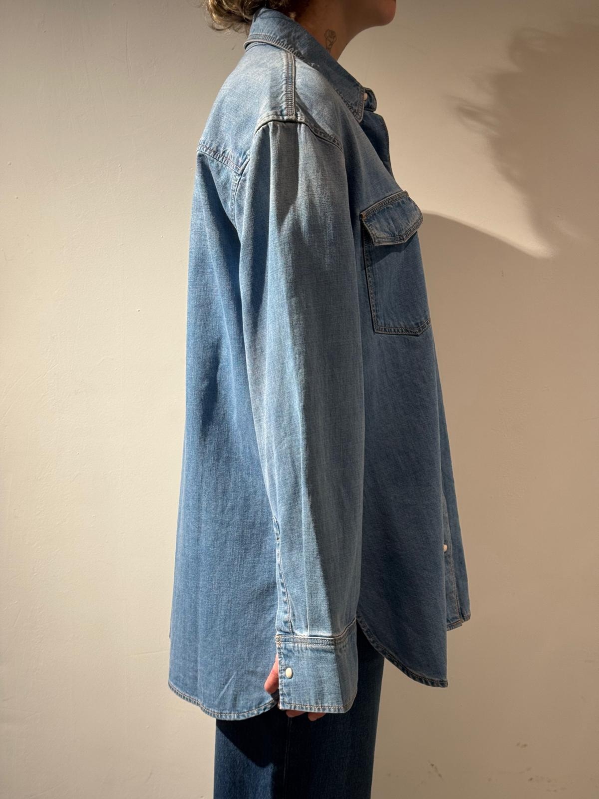 Neuw Bowery denim shirt Mid vintage indigo