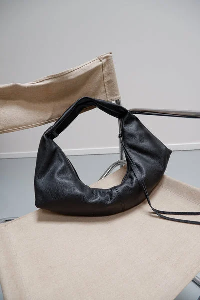 NONA Slouchy shoulder bag Black