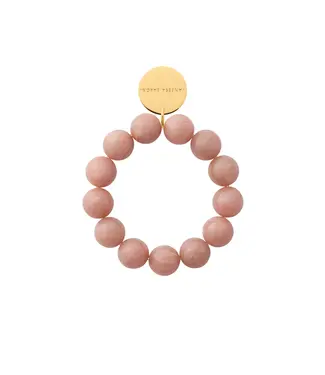 Vanessa Baroni Beads flex bracelet Blush marble