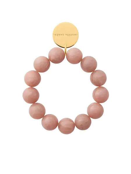 Vanessa Baroni Beads flex bracelet Blush marble
