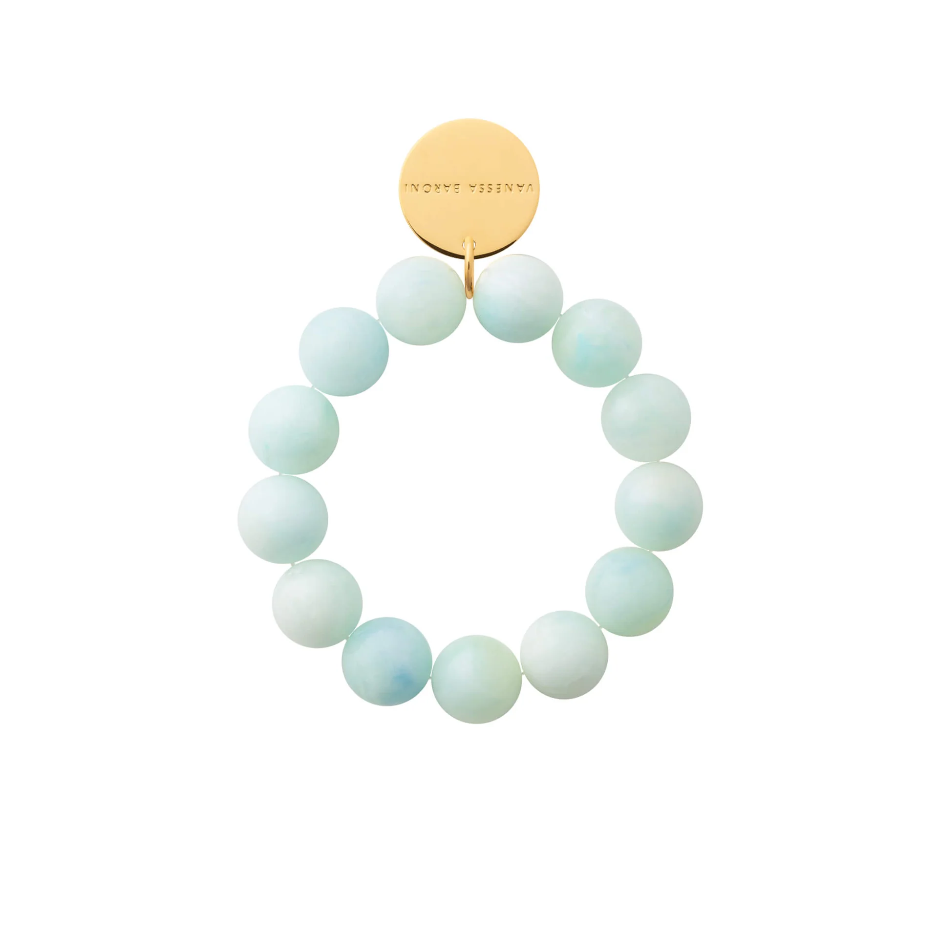 Vanessa Baroni Beads flex bracelet Cloud  marble