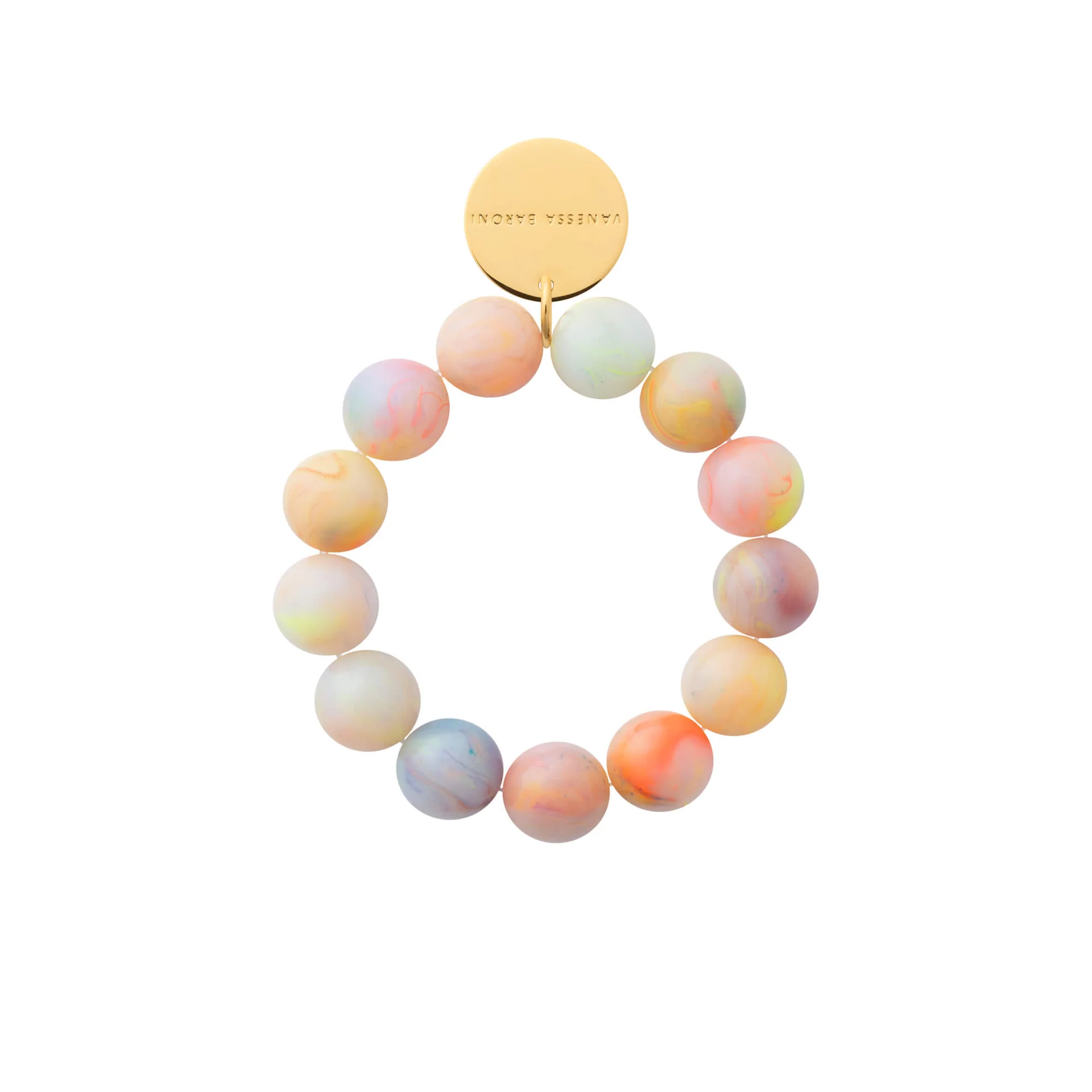 Vanessa Baroni Beads flex bracelet Neon rainbow