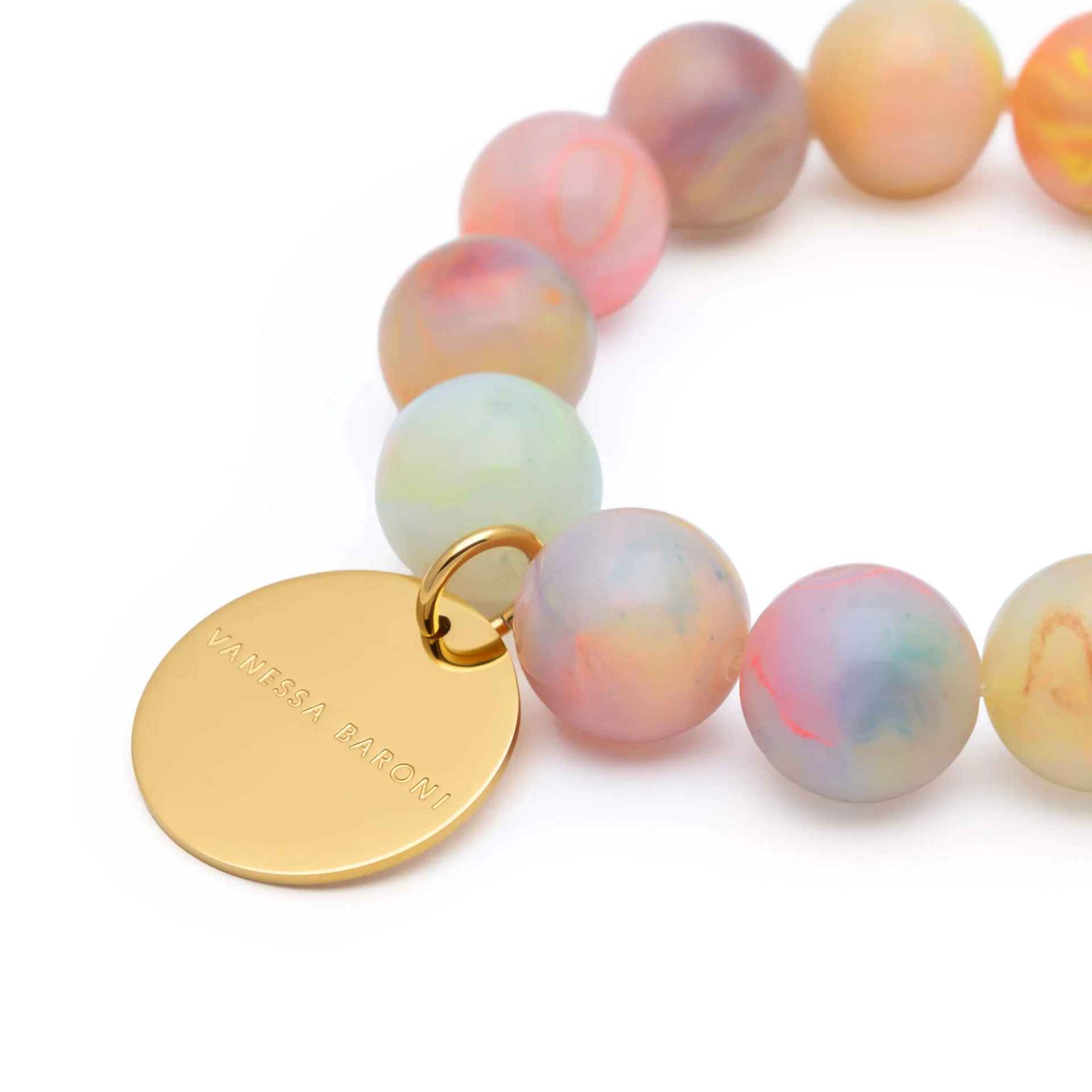 Vanessa Baroni Beads flex bracelet Neon rainbow