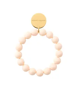Vanessa Baroni Mini beads flex bracelets Latte marble