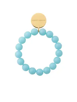 Vanessa Baroni Mini beads flex bracelets Opaline blue