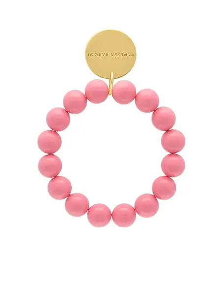 Vanessa Baroni Mini beads flex bracelets Rasberry