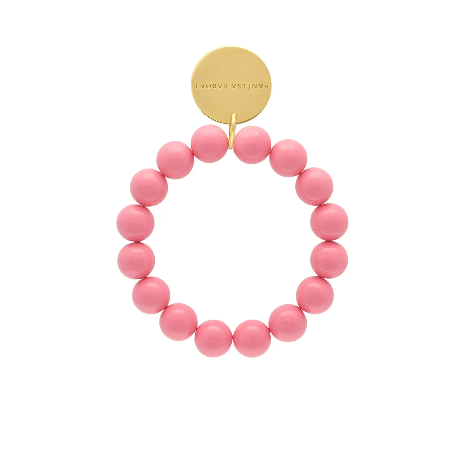 Vanessa Baroni Mini beads flex bracelets Rasberry