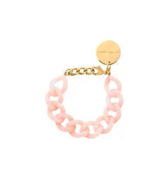 Vanessa Baroni Mini flat chain bracelet Peach sorbet