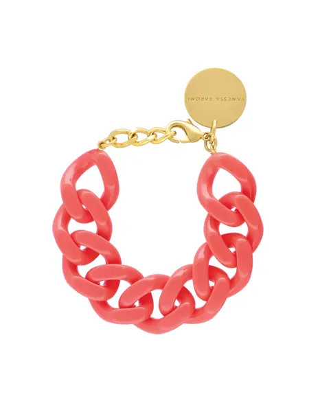 Vanessa Baroni Flat chain bracelet New flamingo