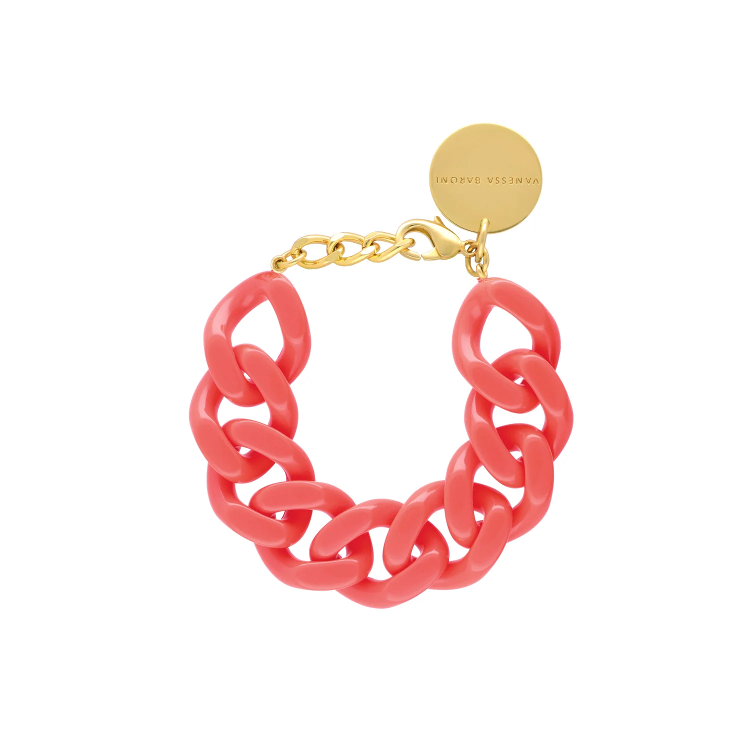 Vanessa Baroni Flat chain bracelet New flamingo