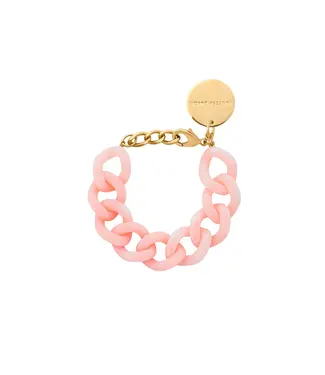 Vanessa Baroni Flat chain bracelet Peach sorbet