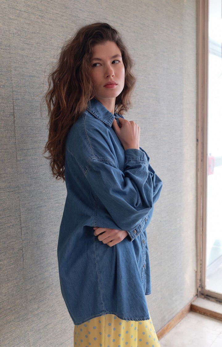 American Vintage IZE06A shirt Medium blue