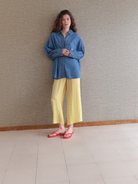 American Vintage IZE06A shirt Medium blue