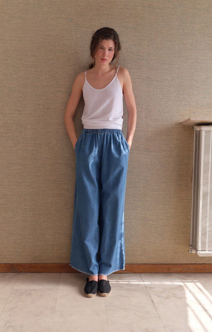 American Vintage IZE10A pantalon Medium blue
