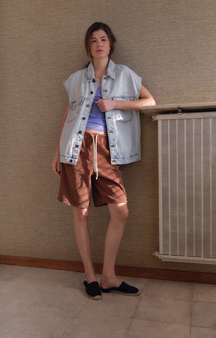 American Vintage JOY16L gilet Winter bleached