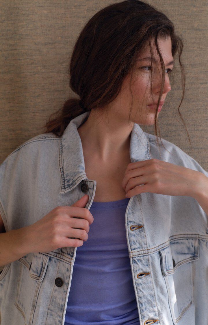 American Vintage JOY16L gilet Winter bleached