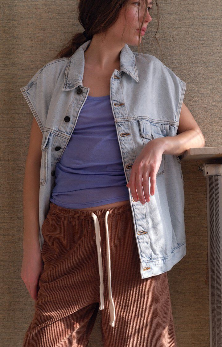 American Vintage JOY16L gilet Winter bleached