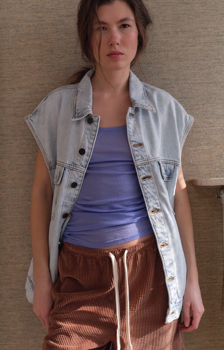 American Vintage JOY16L gilet Winter bleached