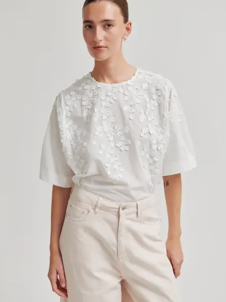 Second Female Farrow blouse White