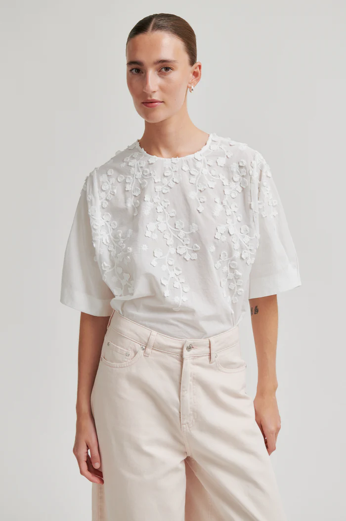 Second Female Farrow blouse White