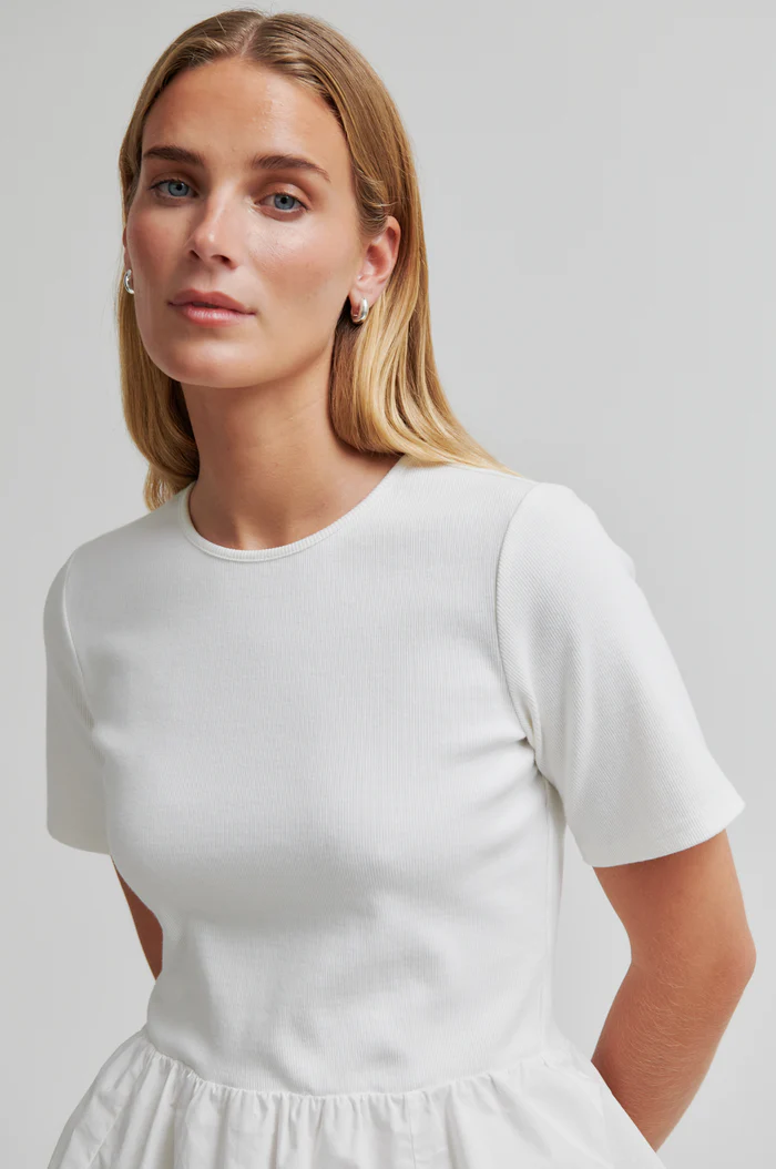 Second Female Nulana balloon tee White