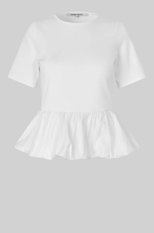 Second Female Nulana balloon tee White