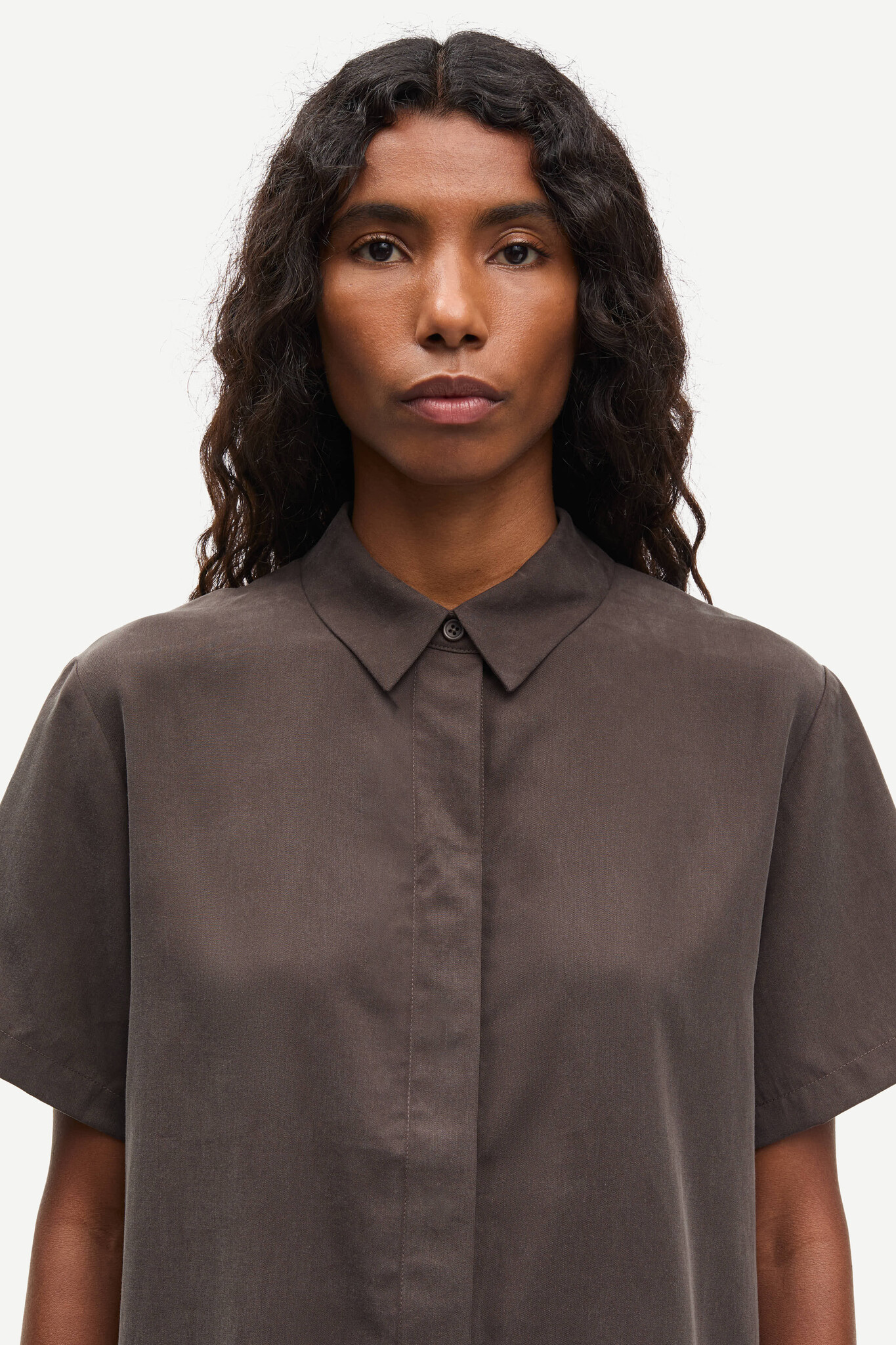 Samsoe Samsoe Mina ss shirt  Mulch