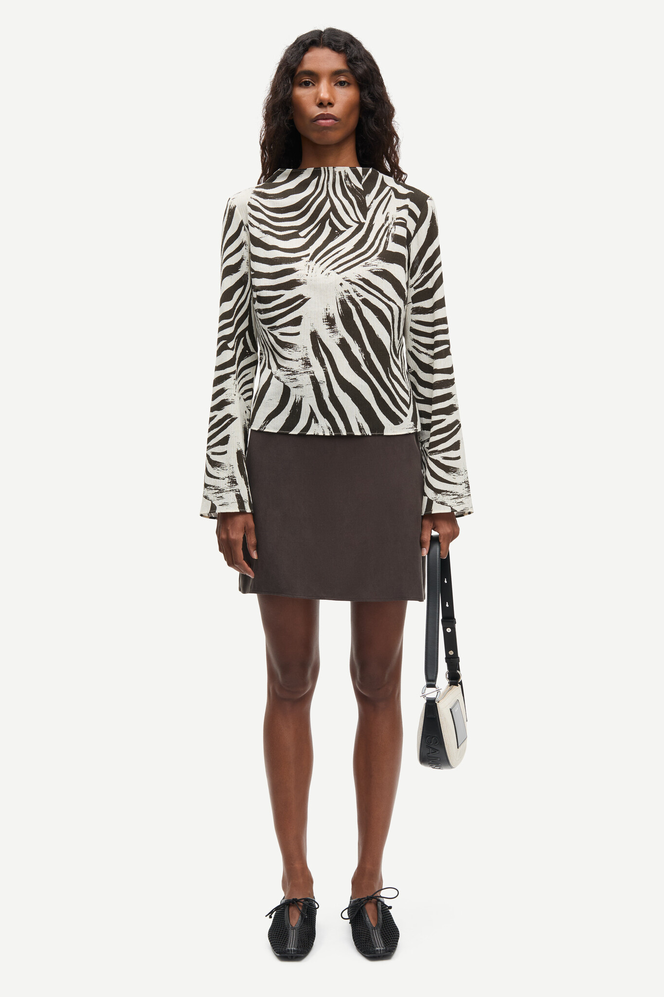 Samsoe Samsoe Saagnet short skirt Mulch