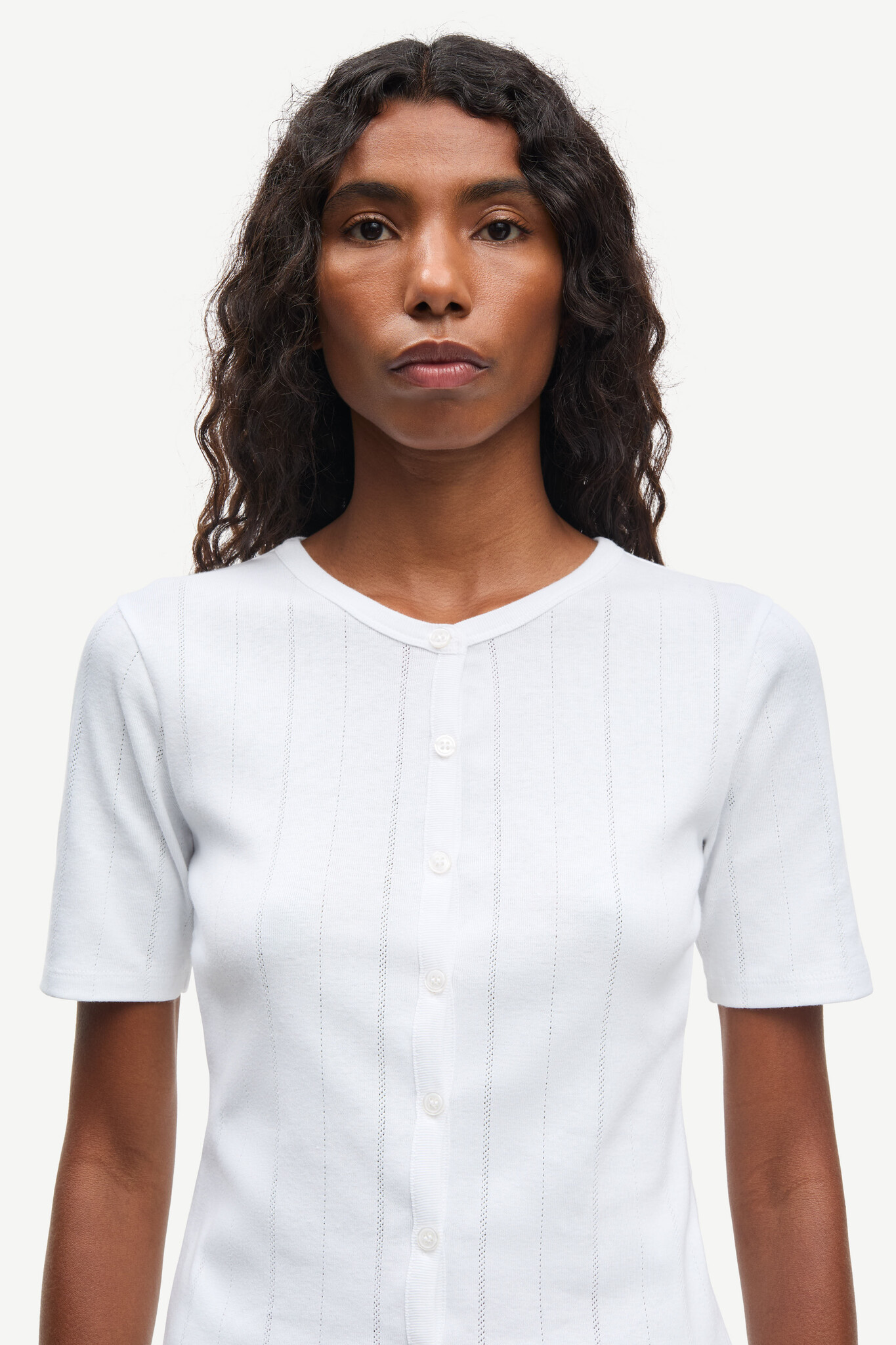 Samsoe Samsoe Sajuni ss cardigan White