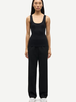 Samsoe Samsoe Sahoys straight trousers Black